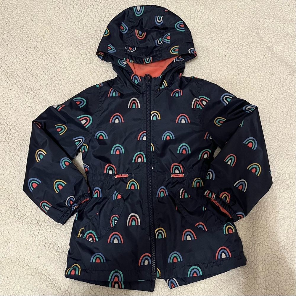 Carter’s Girls Rainbow Fleece Lined Jacket, 4T